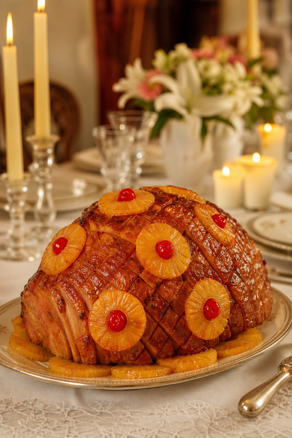 Easter Ham with Pineapple Glaze